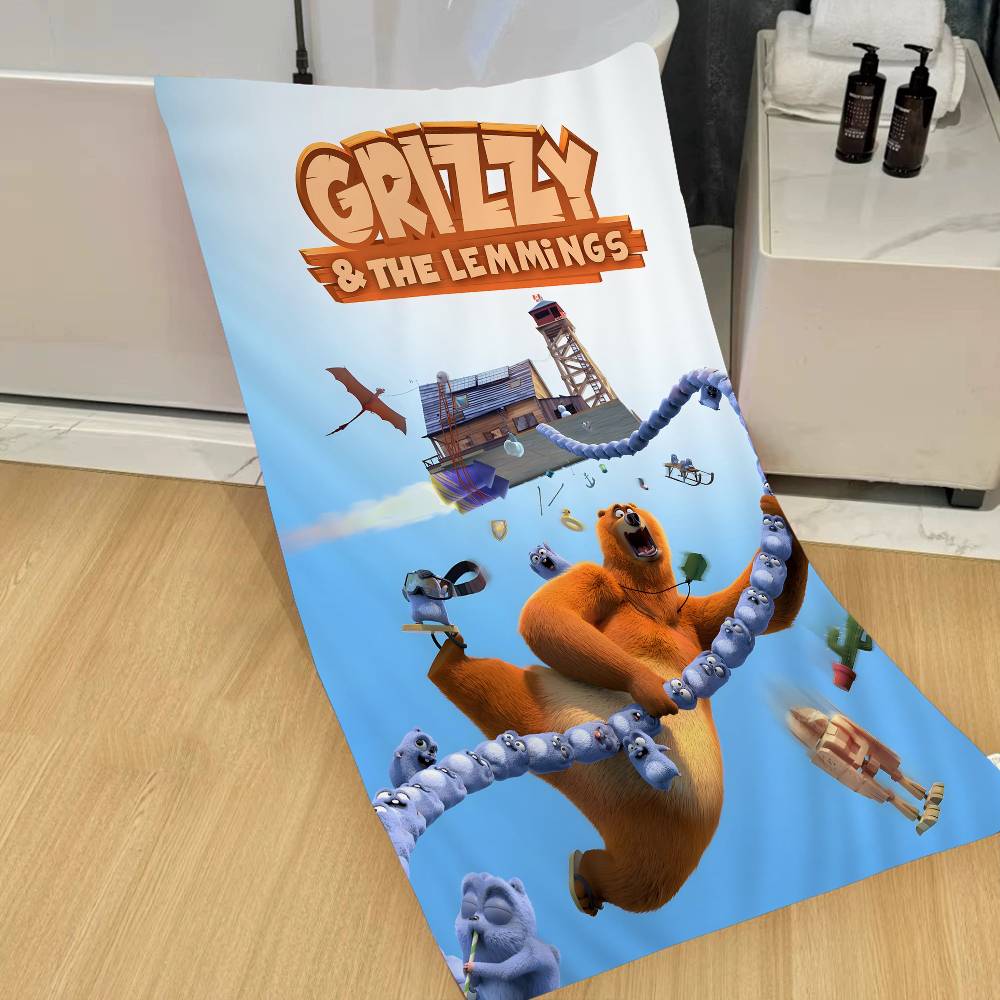 G-Grizzly en L-Lemmings Microvezel Strandlaken Absorberend Sneldrogend Zacht Yoga Zwemmen Resort Bergbeklimmen Handdoek