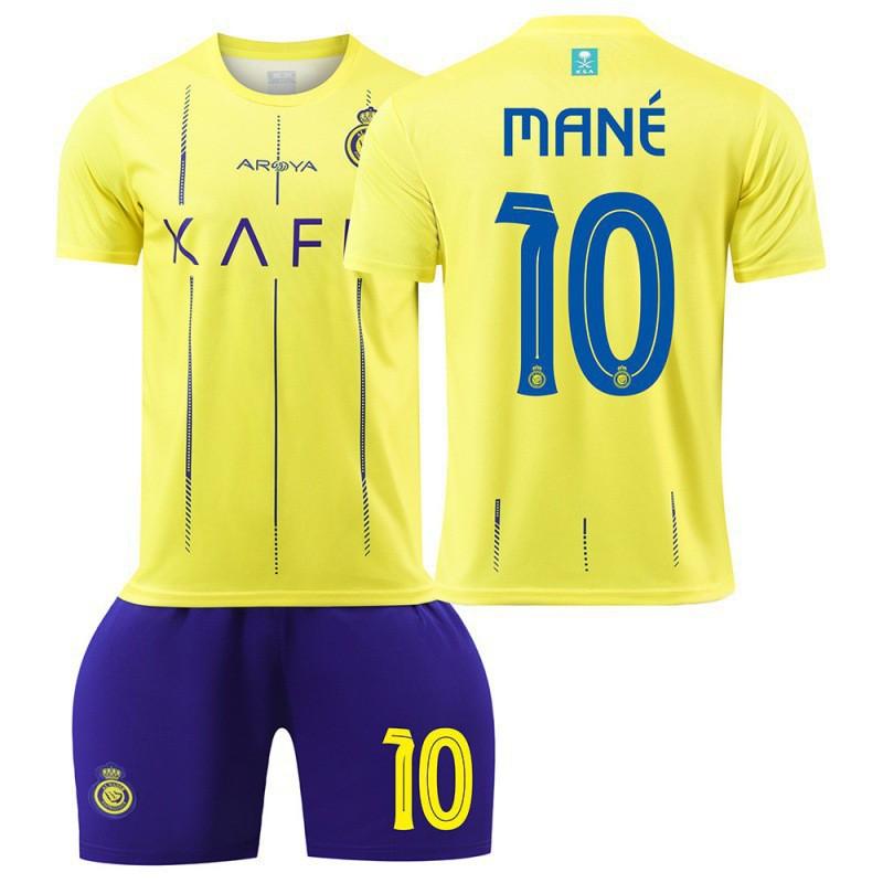 Factory 2324 Riyadh Victory Jersey Home Football Ronaldo No. 7 Children's Sports Set