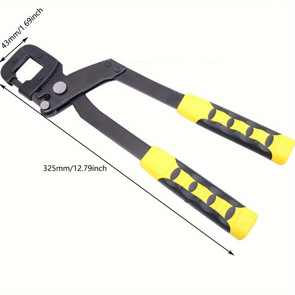 Keel Pliers, Stamping Pliers Punching Pliers Flat Hole Keel Riveting Clamps Flat Mouth Pliers Universal Wrench Crimping Pliers