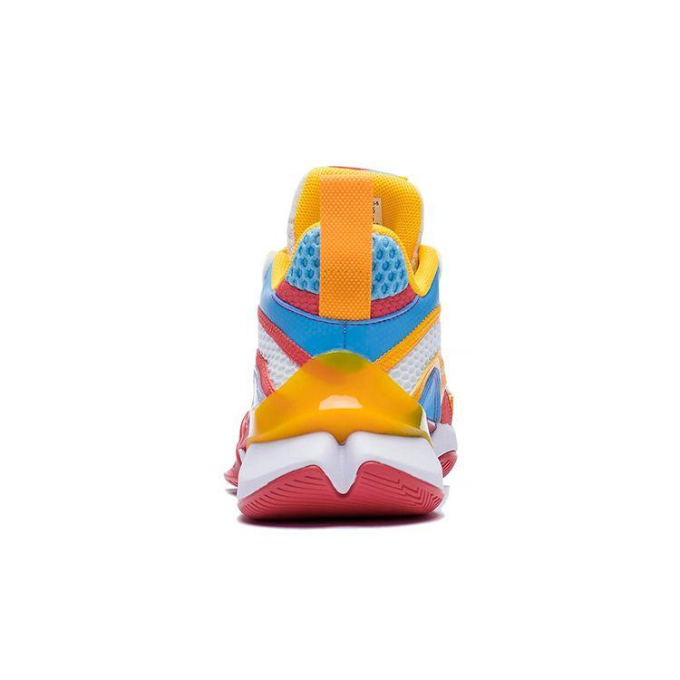 Li Ning Youth Pioneer Team 2.5 Support Mesh Non-Slip Shock Absorbing Wear-Resistant Breathable Rebound Mid-Top Basketball Shoes YKBS050-5