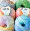 Factory Promotion Gradient Color Wool Knitting Handmade Cake Line Eco-Friendly Sewing and Weaving Dyed Sprayed Cheap Option