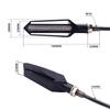 2X Dual Colors 24 LED Motorcycle Brake Taillight Flasher Strobe Turn Signal Lamp