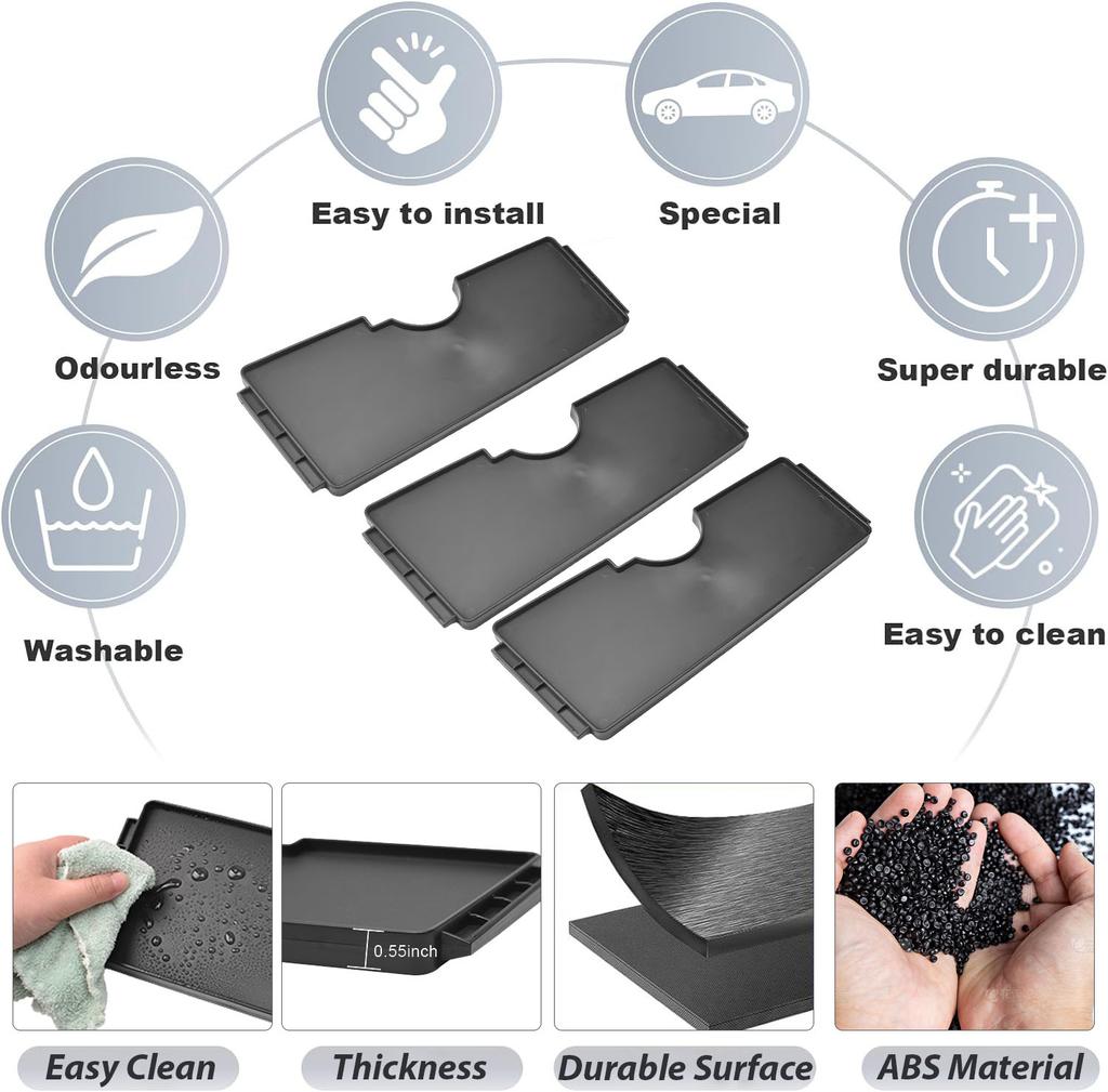 Trunk in-Bed Dividers Trunk Cargo Dividers For 2017-2025 2025 Honda Ridgeline Rear Storage Box Bed Dividers Organizer Car Tray