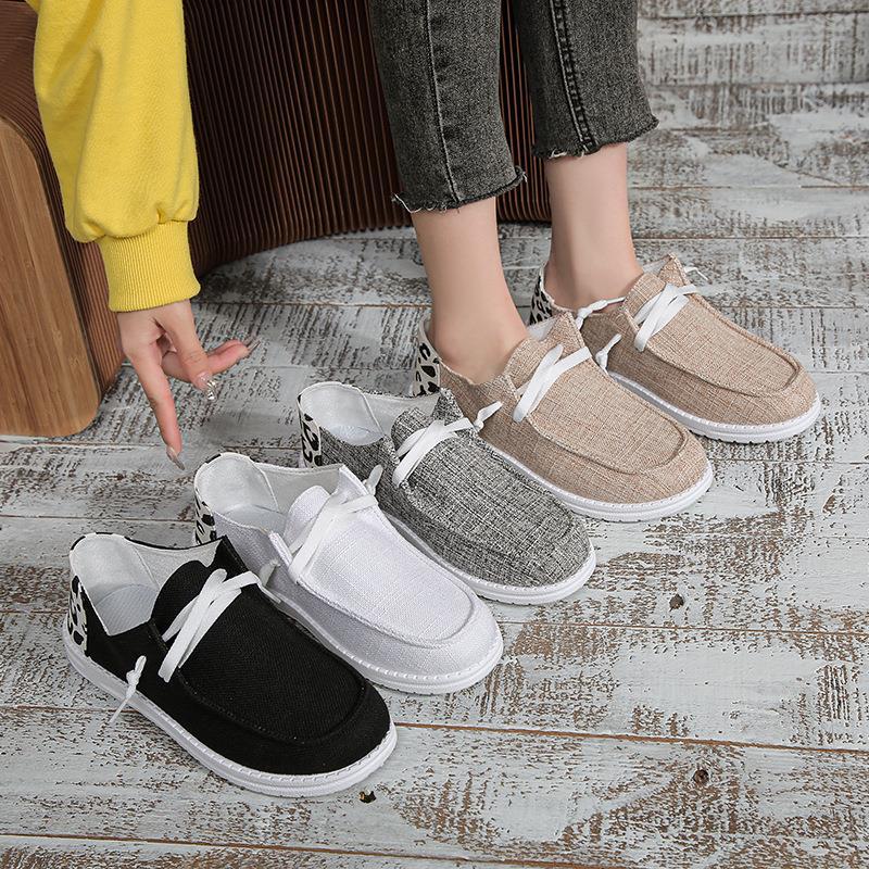 New summer cloth women's single shoes canvas casual lightweight women's shoes shose