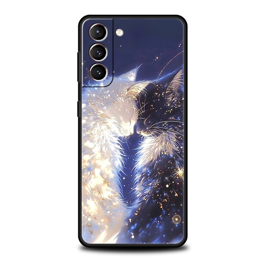 Cartoon Art Phone Case Cover for Samsung Galaxy S26 S25 S24 S23 S22 S20 S21 FE Ultra S25 Edge Plus 5G Soft TPU Shell Fundas Bags