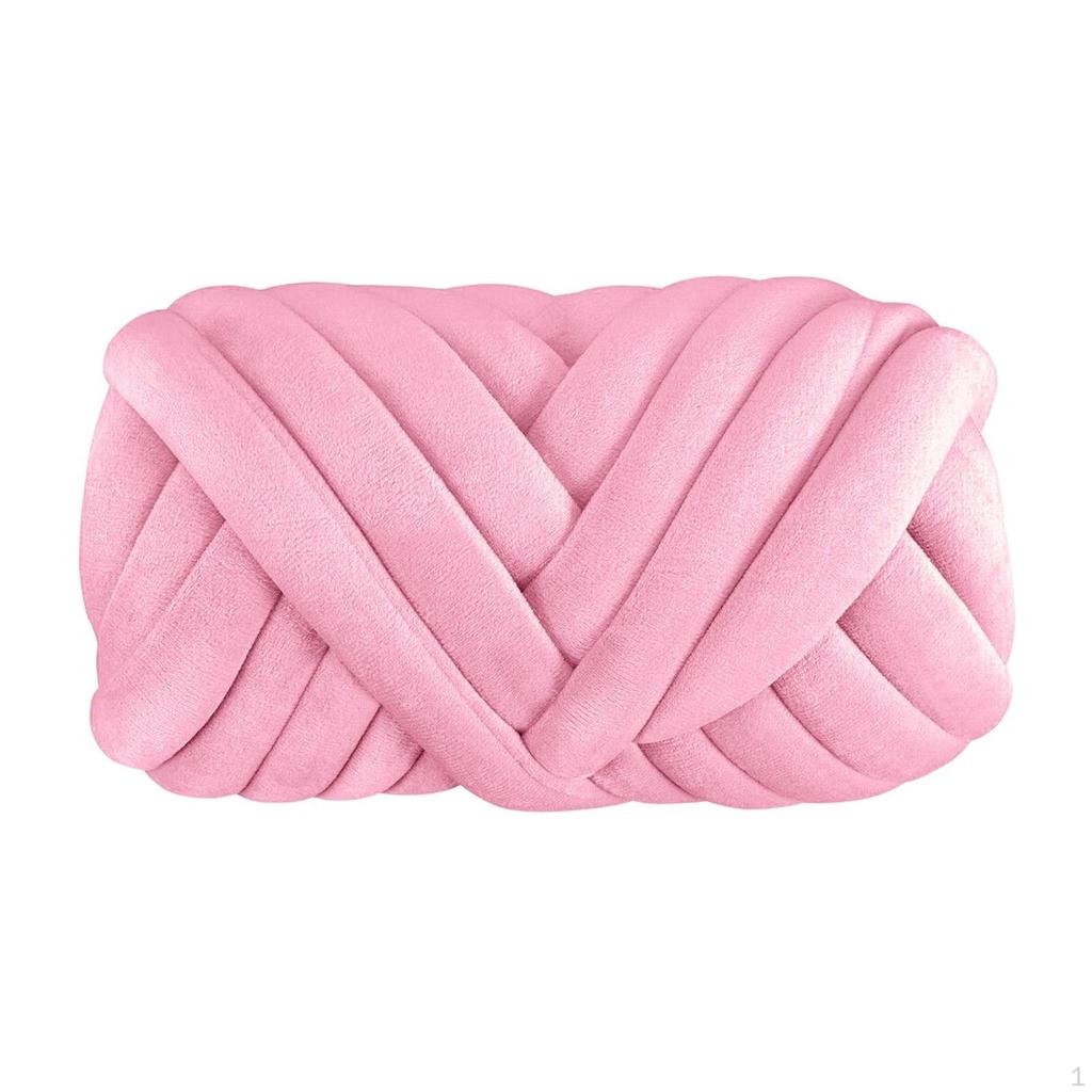 Polyester Chunky Yarn Arm Knitting Crochet Hook 250G Bulky for Macrame DIY Cushion