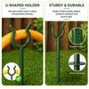 30 Pack Garden Hose Guide Stake Durable Plastic Watering Hose Support Holder for Outdoor Lawn and Yard Irrigation Systems