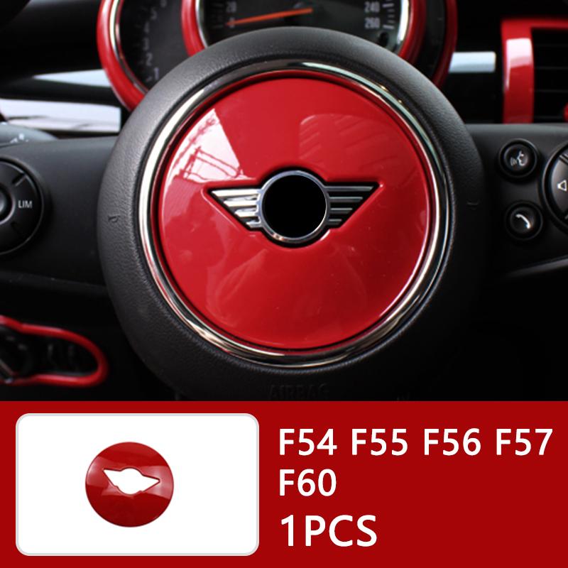 Auto Innenraum ABS Kunststoff Dekorationsabdeckung Roter Modifizierter Aufkleber für BMW MINI Cooper S F54 F55 F56 F57 F60 CLUBMAN Autozubehör