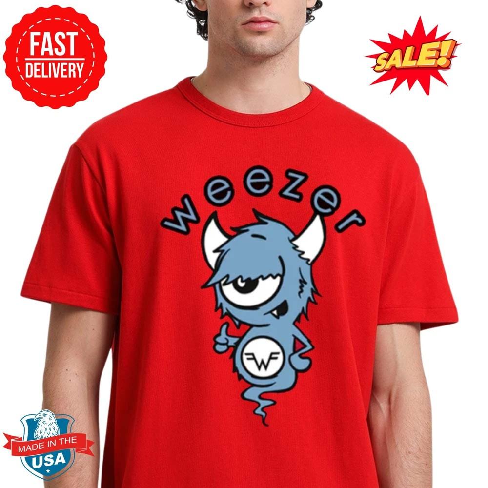 Футболка Weezer Monster S-5XL XL