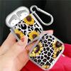 Leopard-patterned Sunflower Clear Earphone Cases Cover Case For Airpods 3 Pro Pro3 Pro2 4 1 2