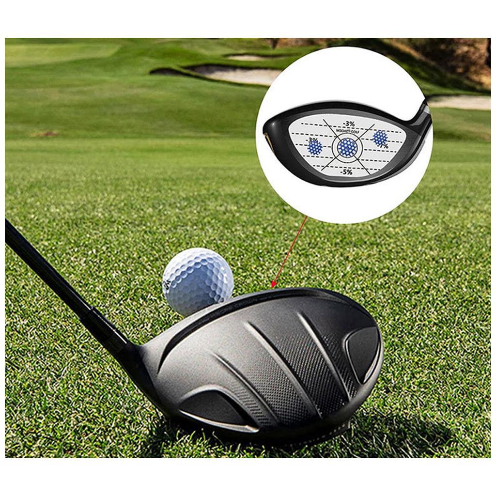 Autocolante Reutilizabile pentru Impactul la Golf 20 Buc., Ajutor pentru Antrenamentul Punctului Dulce cu Feedback Instantaneu pentru Practica Swingului cu Bâte