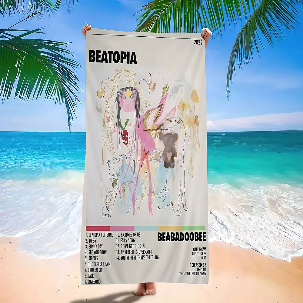 Beatopia Music Album Posters Beabadoobee Star Microfiber Printed Beach Towel Mountain Climbing Beach Swimming Absorbent Towel