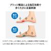 AKAISHI Offizielle Fußgewölbe-Passform 603 Shiatsu-Hausschuhe (3L, Größe 26,0-26,5cm, Aprikose) für Männer und Frauen, geeignet für Plantarfasziitis