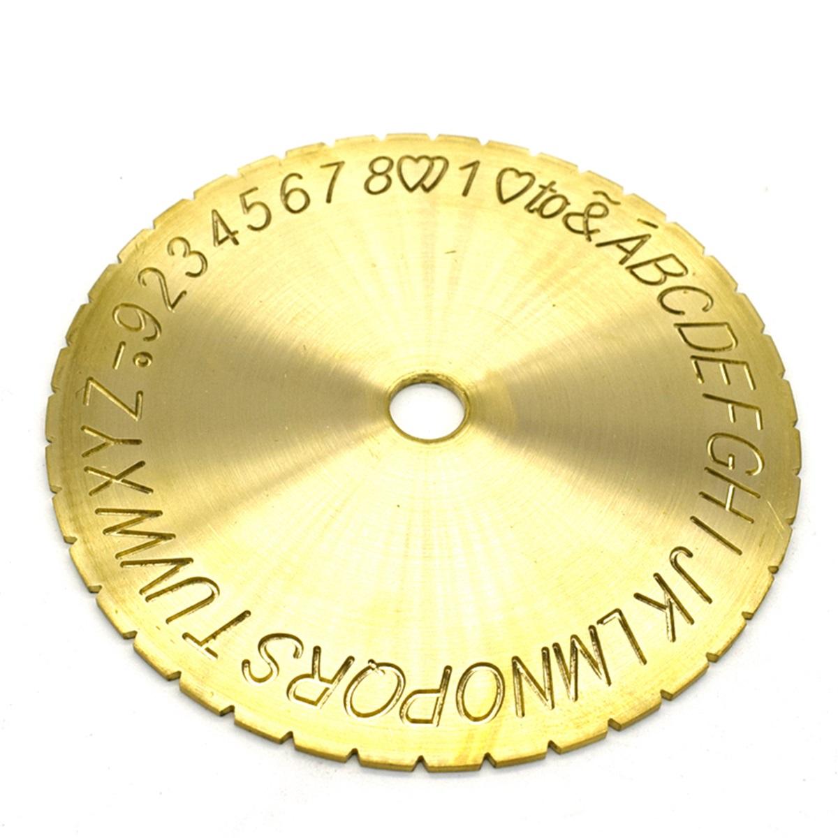 Ring Engraver Plate With Letter Number Inside Ring Engraving Font Jewelry Carving Font Tools
