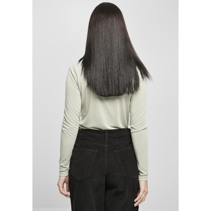 Pull Col Roulé Femme - Urban Classics - Modal - Vert Pâle - Manches Longues - Taille XS