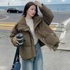Women's Winter Short Korean Version of The Little Coat Western Style Thick Casual Cotton-padded Jacket Loose Cotton-padded Jacket.