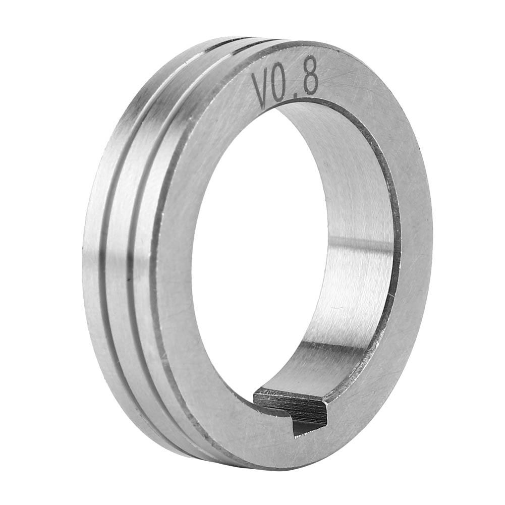 35mm 1.38in Stainless Steel Wire Feeder Roller 0.8 1.0 1.2 Welding Wire Feeding Guide Wheel(0.8