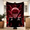 Makima Chainsaw Man Print Blanket - Soft & Comfortable, for Bedroom, Travel, Sofa, Home Decoration - Birthday Christmas Gift for Friend