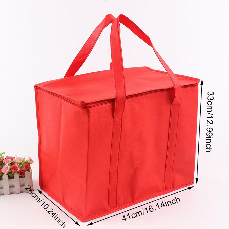 Portable Insulated Reusable Grocery Shopping Bag Large Capacity Food Delivery Cooler Bag Travel Picnic Thermal Lunch Containers Totes