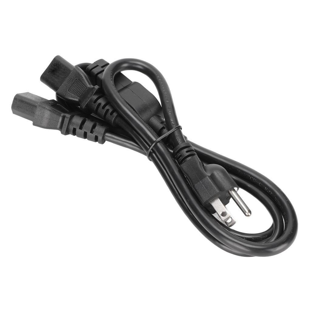 Computer Netzkabel 5-15P Stecker auf Dual IEC320 C13 Buchse Y-Form PC-Netzteilkabel