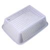 Heavy-Duty Rectangular Plastic Storage Basket