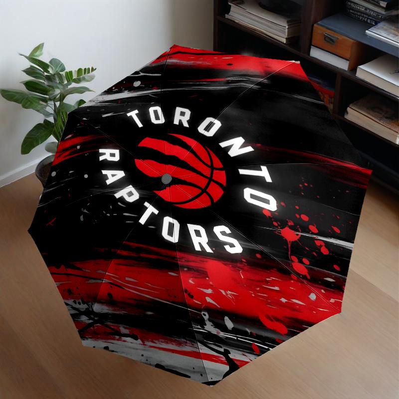 Raptors basketball Logo Umbrella 8-Frame for Travel, Camping, Casual Lightweight Portable Umbrella, Essential for Every Family Holidays Gift