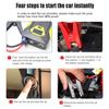 Multifunksjonell bil nødstart strømforsyning batteri jump starter bil og motorsykkel startstrømforsyning jump starter