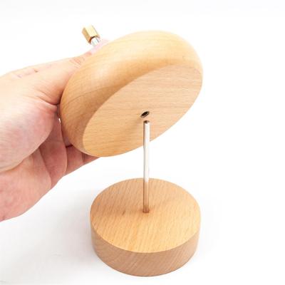 Wooden Bead Spinner String Seed Beads Quickly Beading Bowl Loader Kit DIY Jewelry Making for Craft Seed Beading Device