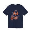 Chicago Football T-Shirt Trendy Skeleton Graphic Tee