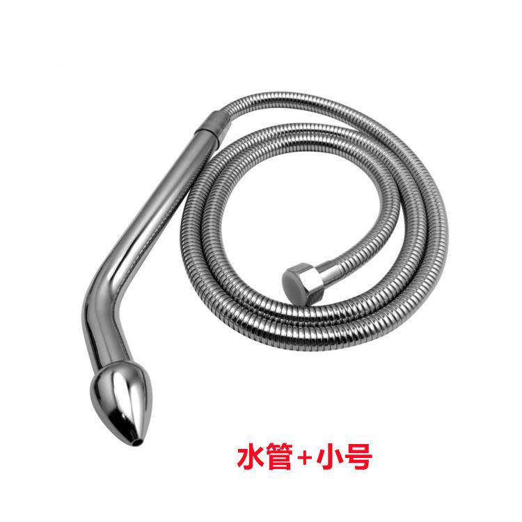 Metal Alloy Washing Head Back Court Anal and Vaginal Washing Sausage Filler Women Washing Cleaner Adult Sex Product