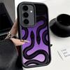 Coque de téléphone pour Samsung Galaxy S26 S25 Ultra S24 FE Coque Serpent Noir Doodle S23 Plus S22 + S21 S20 5G Silicone Souple Funda