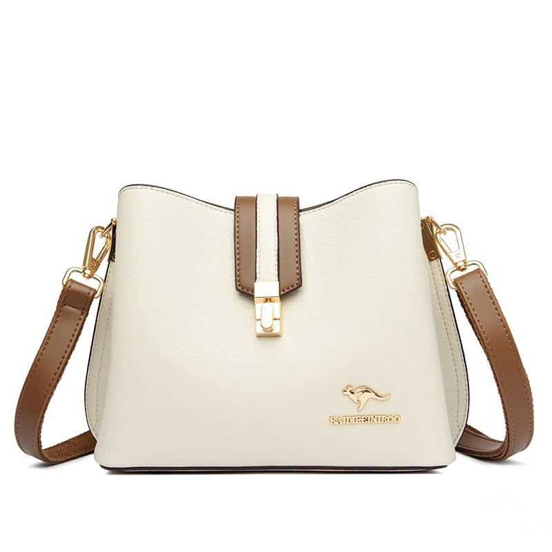 High-quality PU Leather Bucket Bags Luxury designer For Women Small Shoulder Messenger Bag Lady Fashion Handbags Luxury Totes