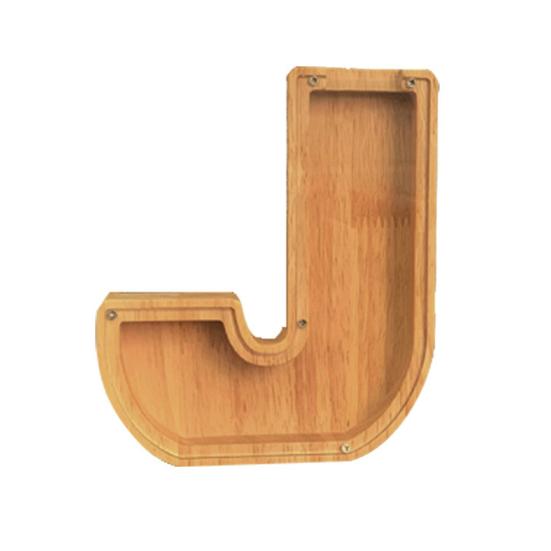 

Банк для монет, креативное украшение, большая емкость, удобный ящик для хранения денег с 26 английскими алфавитами для малышей J