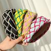PROLY New Fashion Women Headband Wide Side Braided Hairband Individuality Hand-woven Headwear Girls Hair Accessories