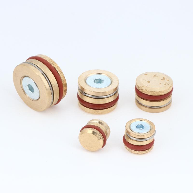 Brass Knurled Mold Water Stop Plug With Rust Resistance High Heat Resistance For Industrial Mold Repair And Manufacturing