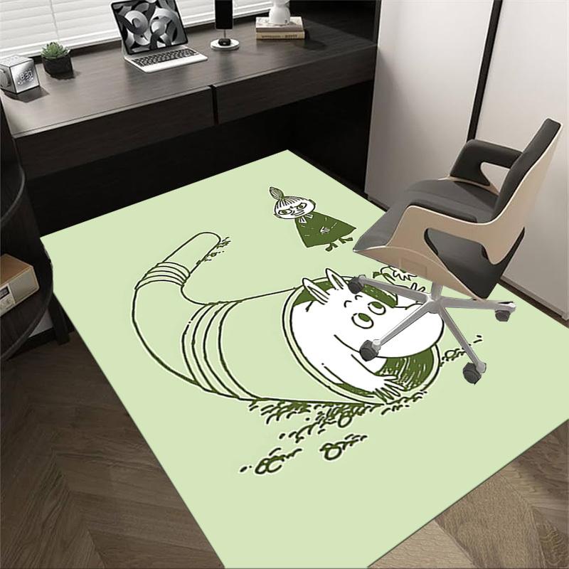 

1PC Moomin Little My Non-Slip Floor Carpet Compatible for Office&Living Room&Dining room - Flat-Weave Machine- Soft & Pattern-E261 60cm by 90cm