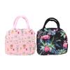 Lunch Bag Handle Insulation Cooler Bag For Women Kid Cartoon Animals Lunch Box Picnic Travel Portable Food Storage Thermal Bag