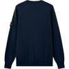 Stone Island Badge Ribbed Cuffs And Hem Crewneck Sweatshirt Men sweatshirt L1S155100053S00B2-V0020