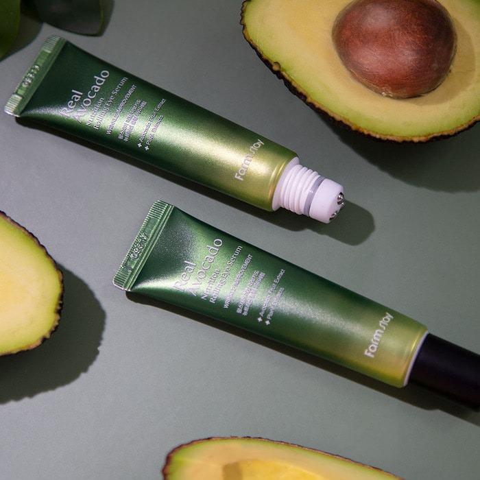 Farmstay Real Avocado Nutrition Rolling Eye Serum (25ml x 2ea) - Hydrating & Nourishing