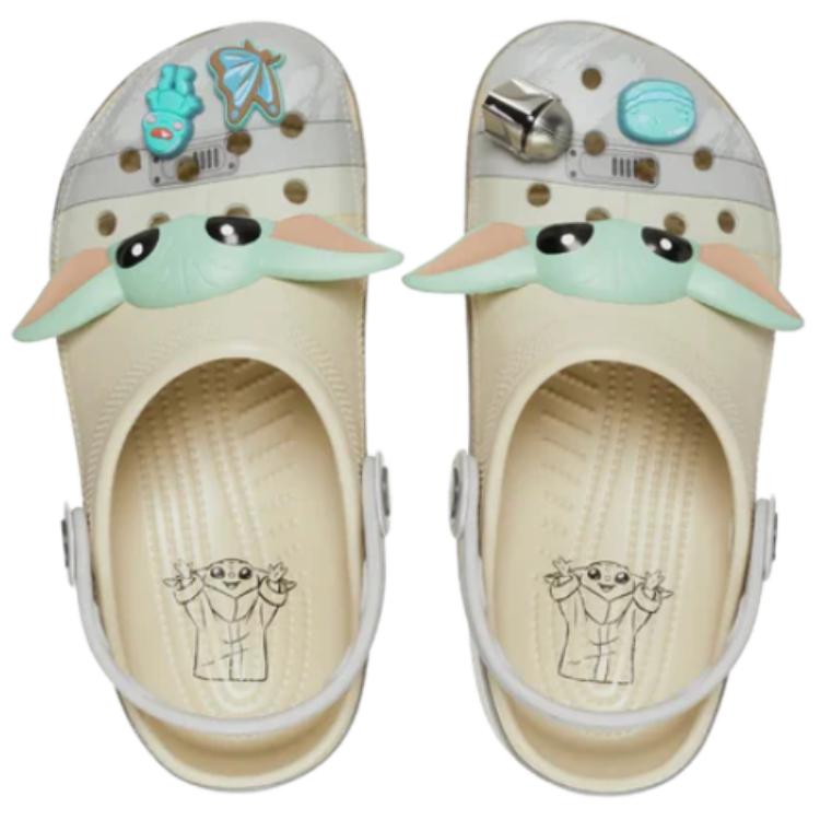 Star Wars x Crocs Classic Clog Grogu Baskets Unisexe Crème Os 209482-2Y2