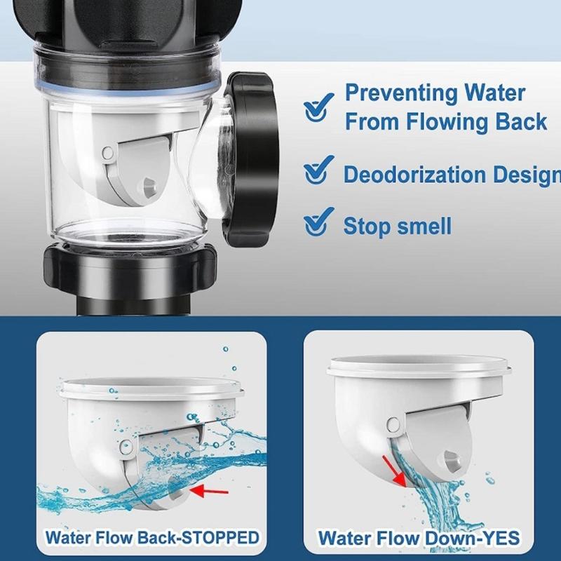 Universals Flexible Sink Drain Pipe Anticlogging Sink Strainer Deodorant Pipelines Insect Resistant Drain Pipe