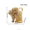 Modern Minimalist Couple Cat Ornament Resin Decoration Living Room Wine Cabinet Handicrafts