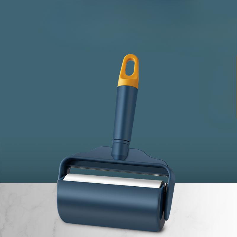 

Отрывной липкий ролик для удаления волос, бумага для удаления пыли, липкая щетка для волос, липкая щетка для волос, чудо-большой ролик для удаления шерсти домашних животных 10cm жёлтый/синий