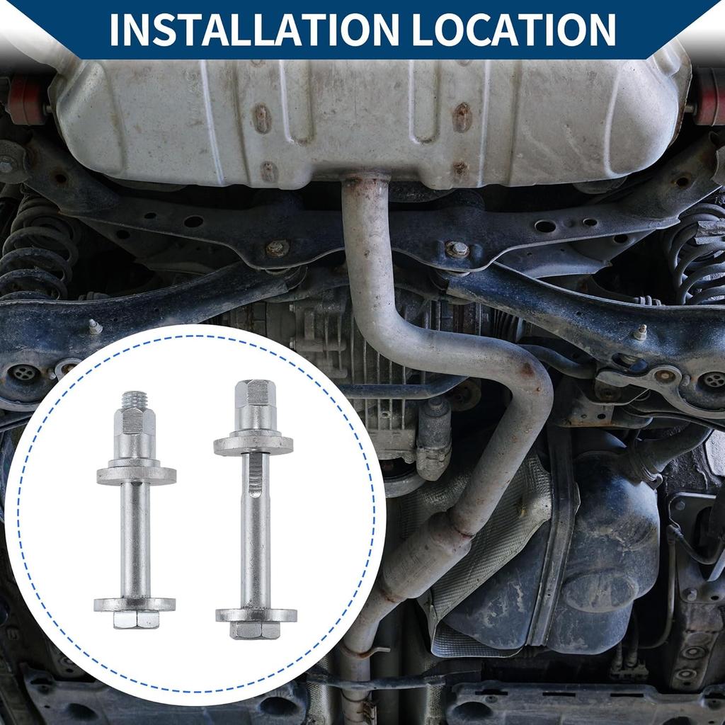 No.06508486AA/6508486AA Rear Toe Link Alignment Bolts for Dodge Durango 2011-2023 for Jeep Grand Cherokee WK 2016-2017 2022/ Rear/Durable Metal