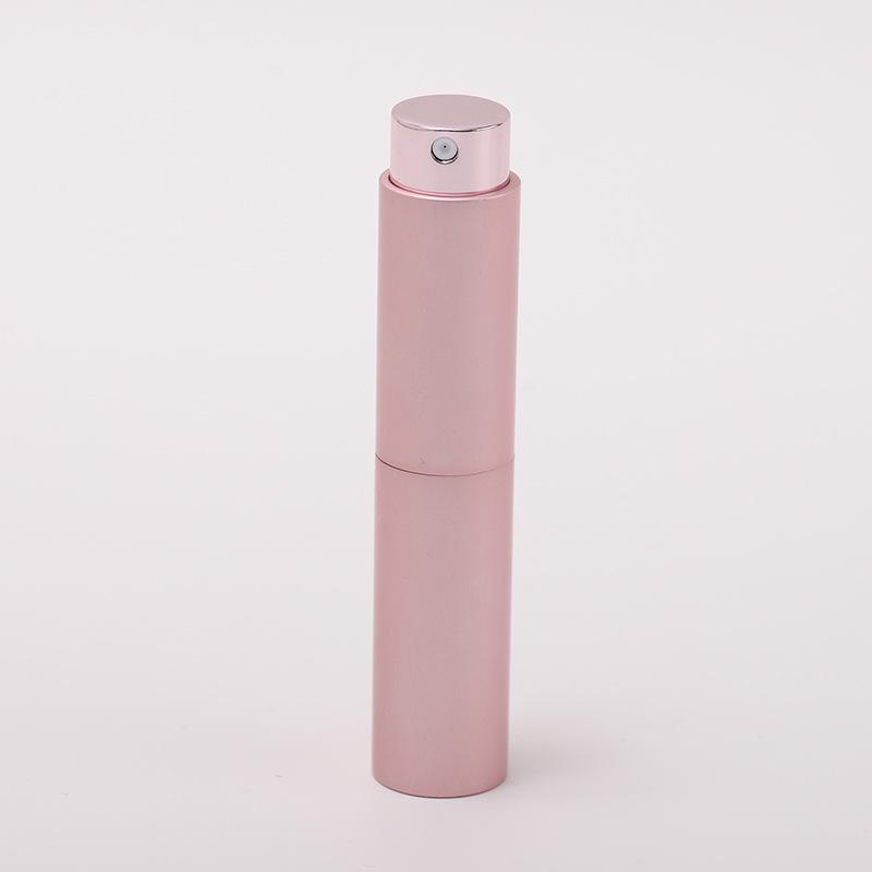 10ml Portable Rotating Telescopic Refillable Perfume Spray Bottle with Logo Printing Option