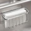 Quick Drainage Sponge Storage Basket Polished Stainless Steel Anti-deformed Sink Suction Holder Kitchen Accessories