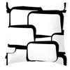 45*45cm Black and White Cushion Cover Waist Pillowcase Nordic Geometric Throw Pillow Sofa Bedroom Pillowslip Car Home Decor