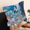 Classic Anime S-Sonic Cushion Cover Polyester Sofa Cushions Decorative Throw Pillows Home Decoration Pillowcover
