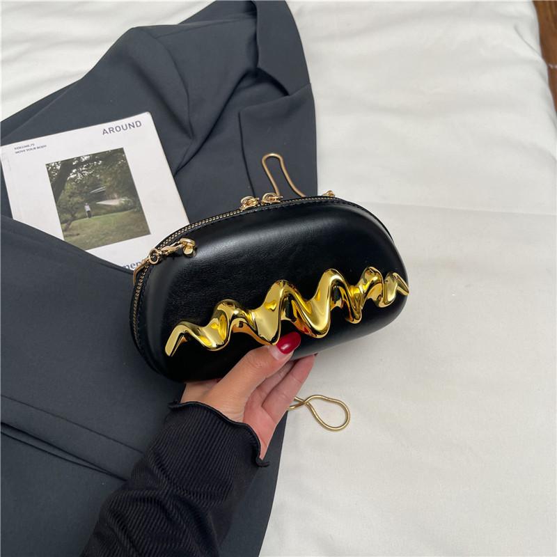Sense bag women's autumn commuter armpit bag fashionable simple niche design shoulder messenger bag