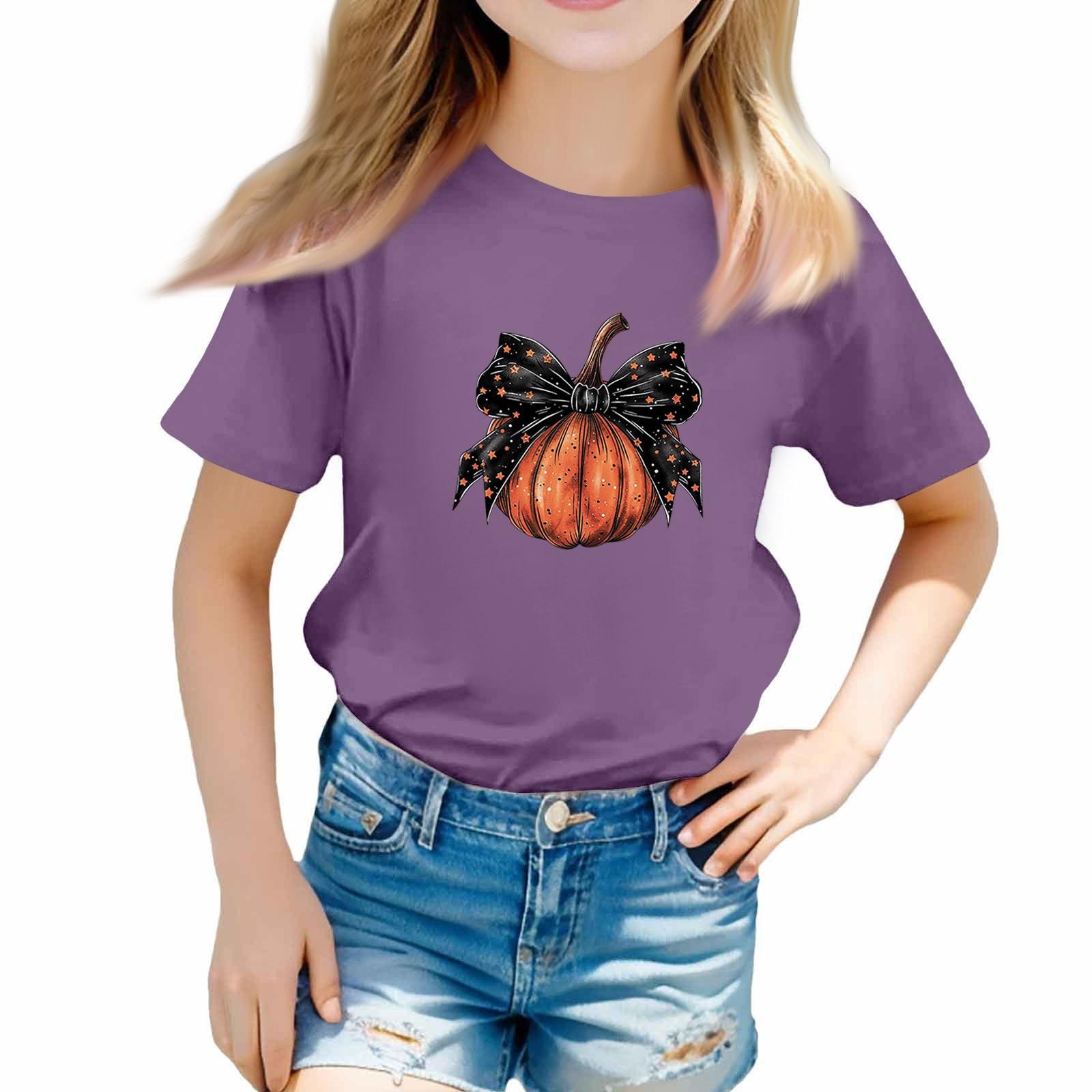

Toddler Girl Boy T-Shirts Halloween Day Kids Top Boys And Girls Printed Short Sleeved T-shirt 150